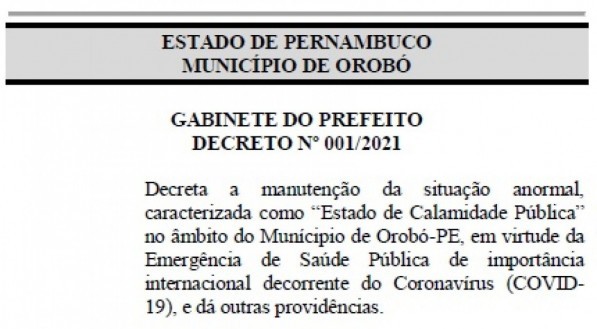 Di&aacute;rio Oficial da Associa&ccedil;&atilde;o Municipalista de Pernambuco (Amupe) do dia 11 de janeiro de 2021