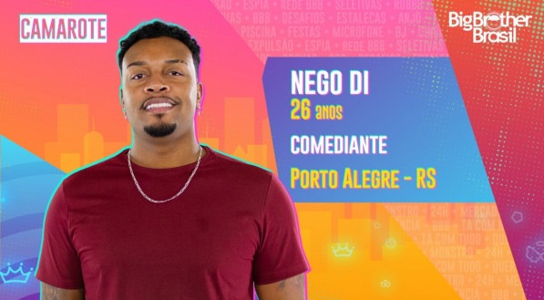 Negro Di, comediante de Porto Alegre (RS)

