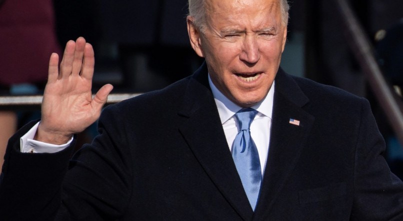 O presidente dos Estados Unidos, Joe Biden, toma posse como 46&ordm; presidente dos Estados Unidos 