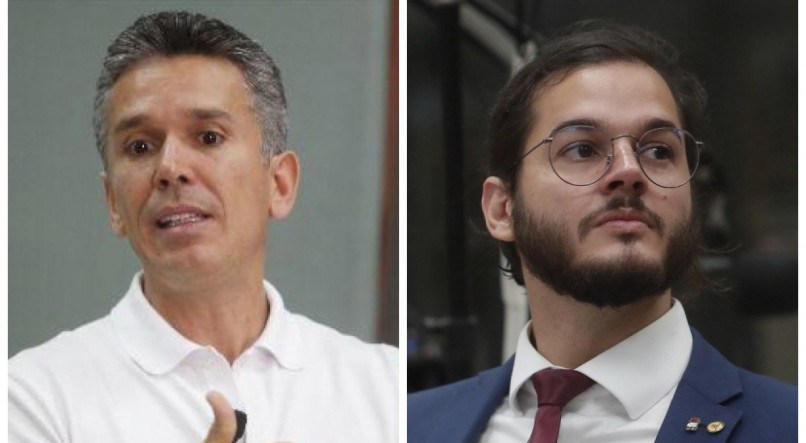 Deputados federais Felipe Carreras (PSB) e T&uacute;lio Gad&ecirc;lha (PDT)