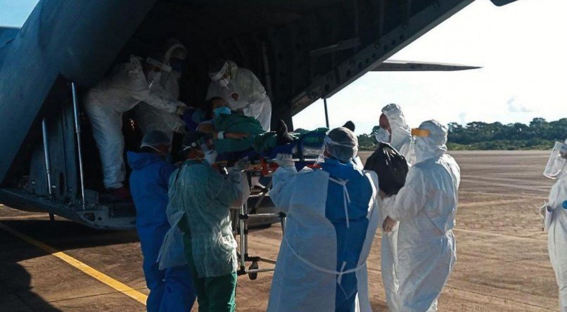 Nesta segunda-feira (25), uma aeronave C-105 da FAB decolou às 19h25 (Horário de Brasília) de Porto Velho (RO) transportando 15 pacientes para Curitiba (PR).