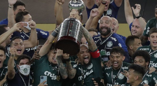 VERDÃO Palmeiras conquistou o titulo de 2020 ao vencer Santos