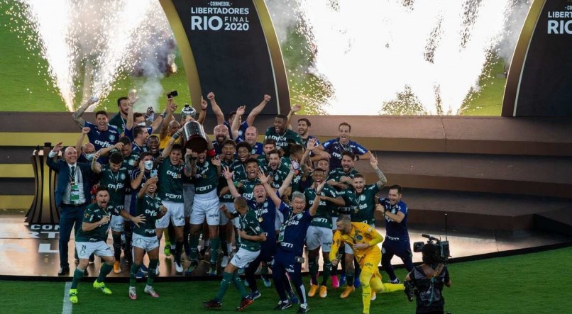 Palmeiras venceu o Santos e conquistou a Libertadores