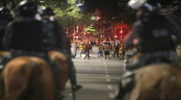 Batalh&atilde;o de Choque foi acionado para dispersar torcida organizada do Sport. 
