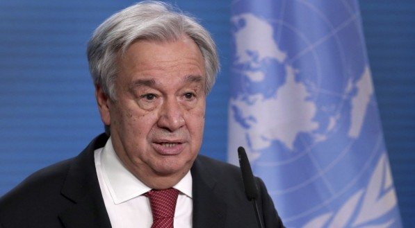 o secret&aacute;rio-geral da ONU, Antonio Guterres