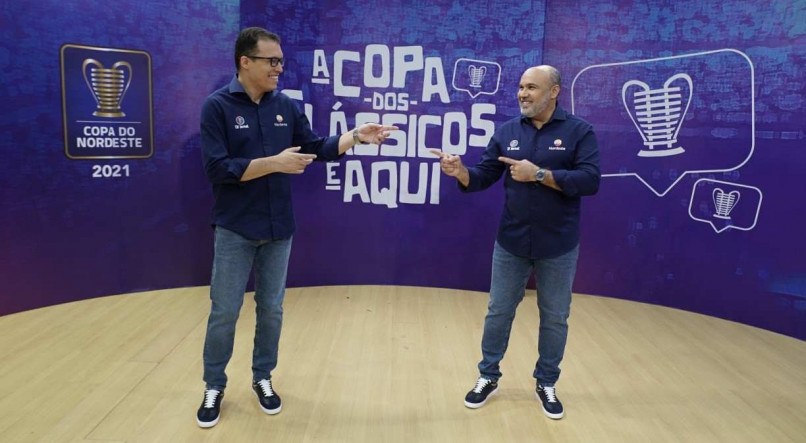 DUPLA Aroldo Costa e Maciel Junior comandam mais uma vez as transmissões dos jogos na TV Jornal  