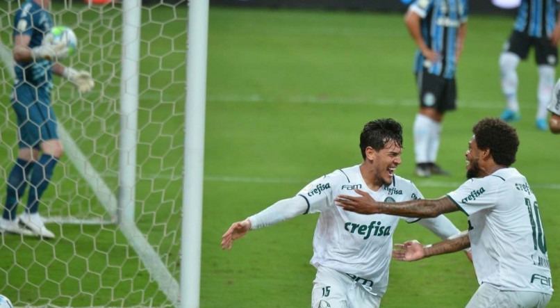 NA FRENTE Palmeiras venceu Gr&ecirc;mio com gol do zagueiro Gustavo G&oacute;mez