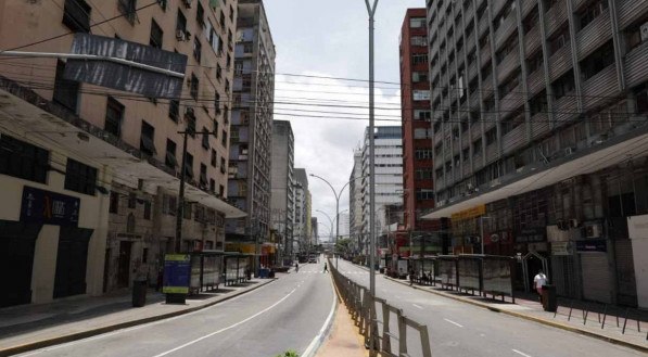 Avenida Conde da Boa Vista no dia 6 de mar&ccedil;o de 2021