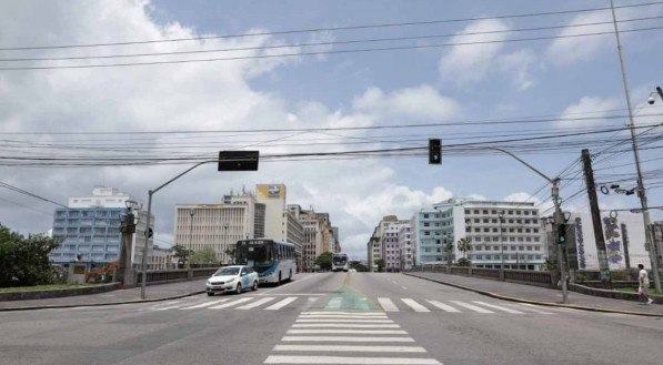 Avenida Conde da Boa Vista no dia 6 de mar&ccedil;o de 2021