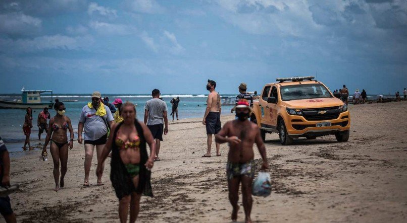 Movietacao na praia de Porto de Galinhas
Ademar