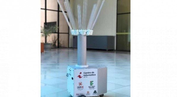 Pesquisadores da UFPE desenvolvem robô esterilizador para evitar transmissão da covid-19