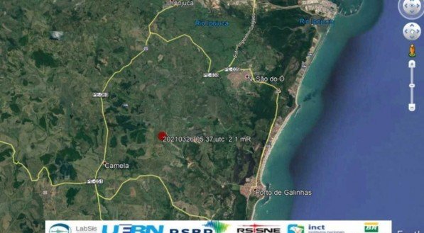 Tremor de terra é registrado em Ipojuca, no Grande Recife, nesta sexta-feira (26)