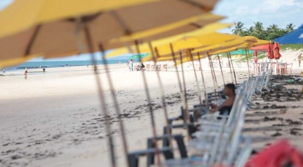 Comércio de praia segue proibido nos fins de semana
