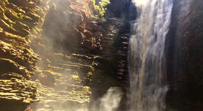 A Cachoeira do Burac&atilde;o &eacute; beleza no aumentativo