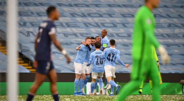 Manchester City chegou pela primeira vez na hist&oacute;ria na final da Champions