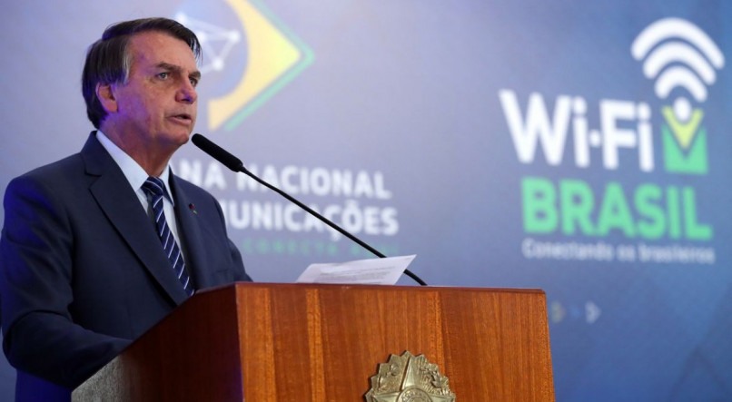 (Brasília - DF, 05/05/2021)  - Palavras do Presidente da República, Jair Bolsonaro.
Foto: Marcos Corrêa/PR