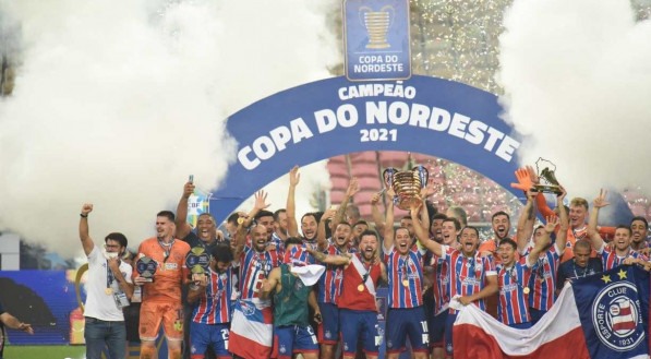 CAMPEÃO Bahia ficou o título em 2021 após vencer o Ceará na final 