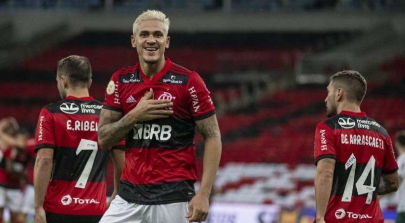 Pedro, atacante do Flamengo