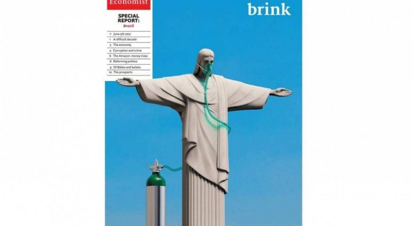 Capa da reportagem da revista The Economist que foi distorcida pelo Governo Bolsonaro