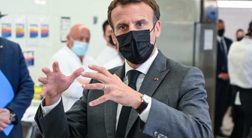 Emmanuel Macron cumpre agenda na regi&atilde;o do Dr&ocirc;me, no sul da Fran&ccedil;a