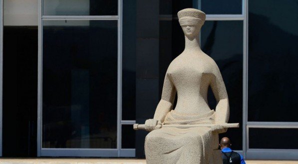 Fachada do edifício sede do Supremo Tribunal Federal - STF