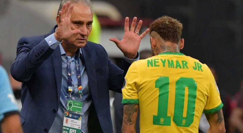 Neymar fez um dos gols do Brasil contra a Venezuela