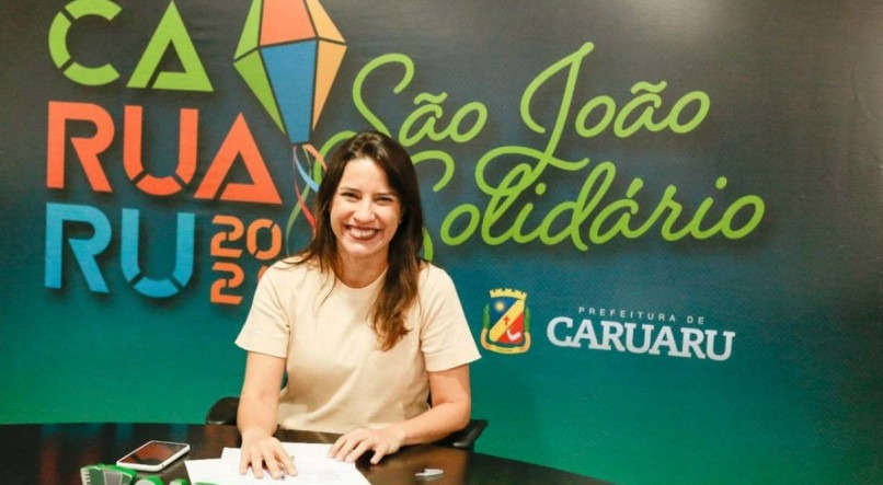 Raquel Lyra (PSDB), prefeita de Caruaru, no Agreste pernambucano