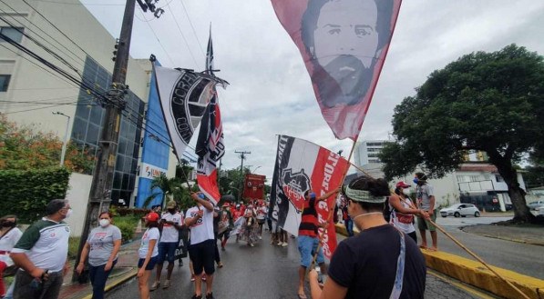 Ato no Recife contra o presidente Jair Bolsonaro 