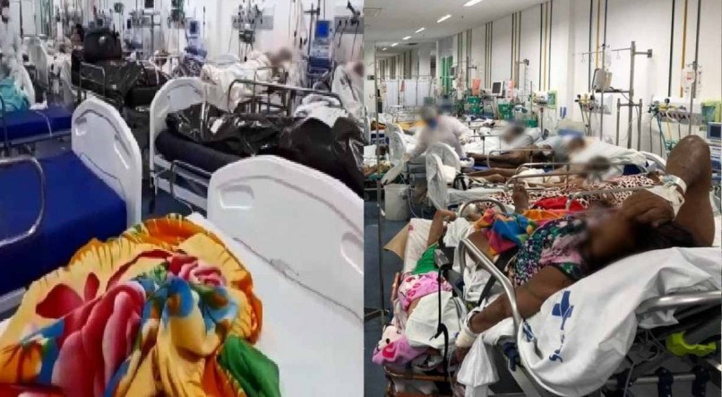 Imagens mostram pacientes e corpos dividindo espa&ccedil;o em sala do Hospital Get&uacute;lio Vargas, no Recife
