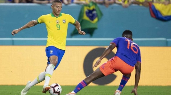 No &uacute;ltimo encontro entre as duas sele&ccedil;&otilde;es, Brasil e Col&ocirc;mbia ficaram no empate por 2 a 2, em setembro de 2019.