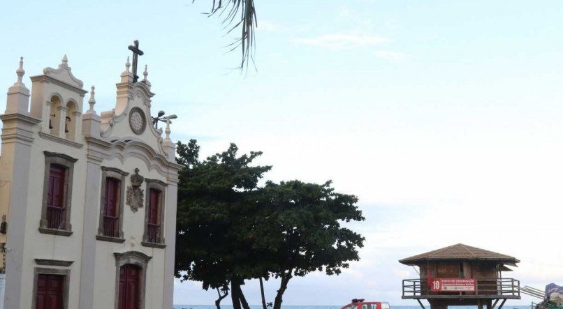 IGREJINHA DE PIEDADE Faixa da praia em Jaboat&atilde;o dos Guararapes, no Grande Recife, &eacute; o local onde mais ocorreram ataques de tubar&atilde;o em Pernambuco, segundo monitoramento dos &oacute;rg&atilde;os cient&iacute;ficos do Estado 