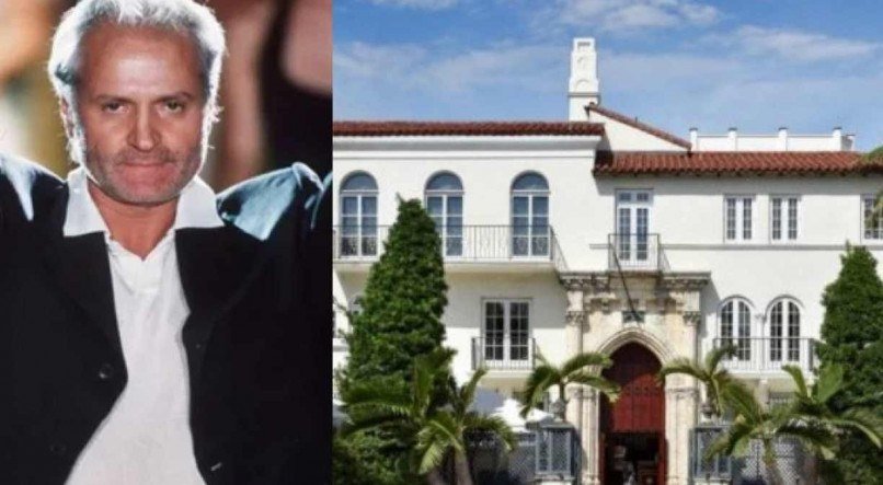 Gianni Versace foi assassinado em frente &agrave; sua mans&atilde;o