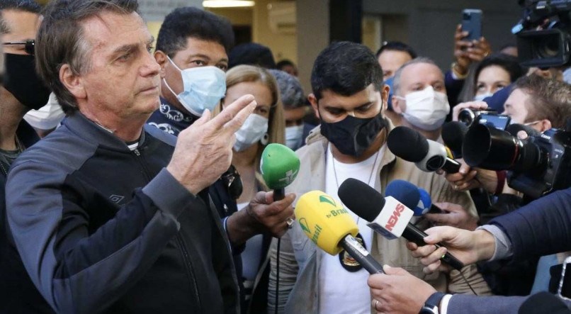 JAIR BOLSONARO Michelle Bolsonaro havia confirmado entrada do ex-presidente em hospital