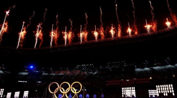 Evento de abertura dos Jogos Ol&iacute;mpicos de T&oacute;quio 2020
