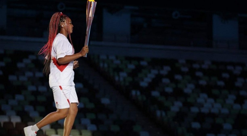A tenista japonesa Naomi Osaka &eacute; a maior estrela da delega&ccedil;&atilde;o dos anfitri&otilde;es dos Jogos
