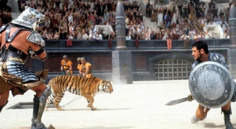 Cena do filme 'Gladiador' (2000)