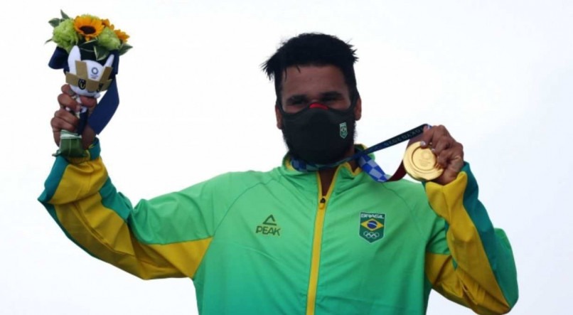 DEBUTANTE Italo Ferreira conquistou a medalha de ouro no surfe, modalidade que estreou nas Olimpíadas e deixou dirigentes do COB otimistas