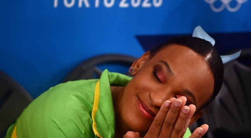 VITORIOSA .A ginasta Rebeca Andrade &eacute; a primeira mulher do Brasil a ganhar mais de uma medalha na mesma edi&ccedil;&atilde;o dos Jogos Ol&iacute;mpicos.
