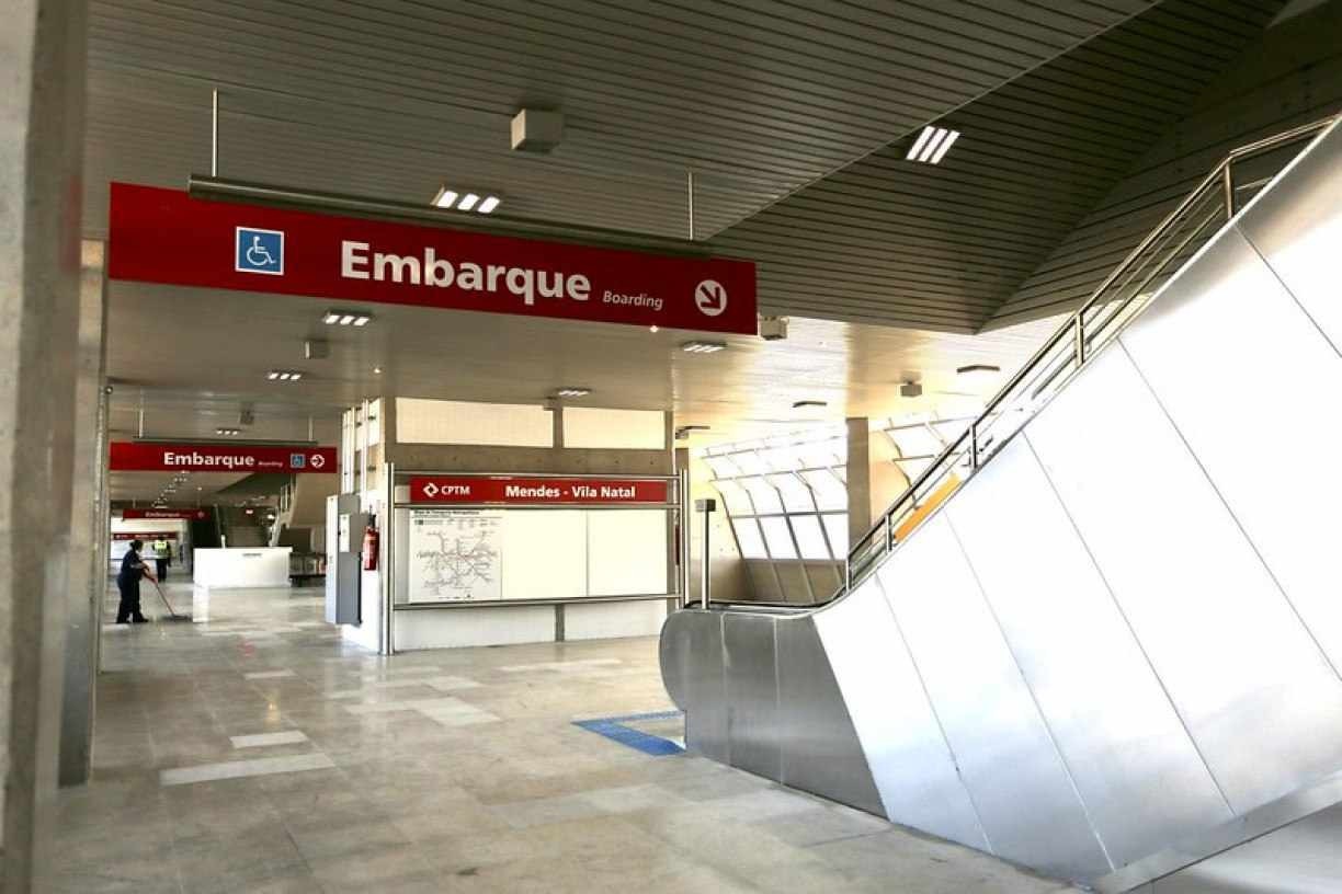 Esta&ccedil;&atilde;o da Linha 9-Esmeralda da CPTM de S&atilde;o Paulo, inaugurada dez anos depois de anunciada