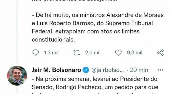 Tweeter Bolsonaro