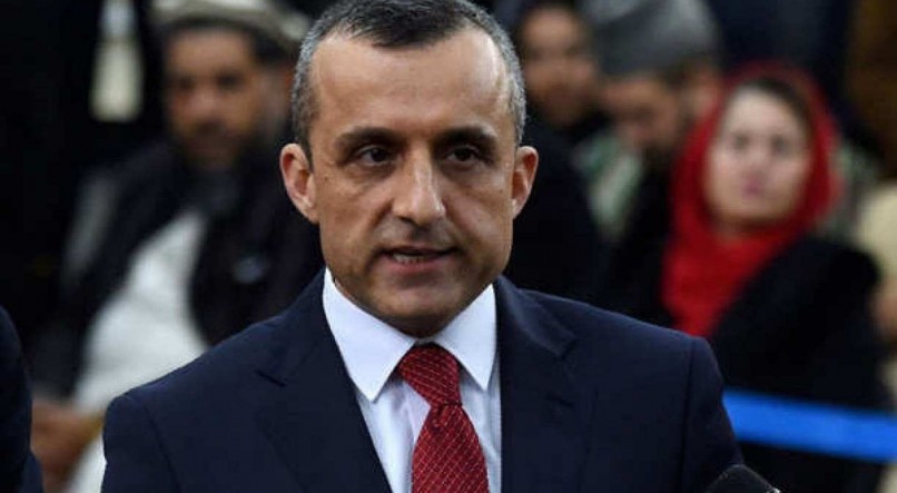 Ex-vice-presidente Amrullah Saleh, promete seguir com a resist&ecirc;ncia