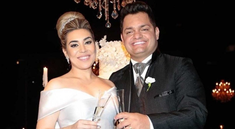 Naiara Azevedo e Rafael Cabral se casaram em 2016