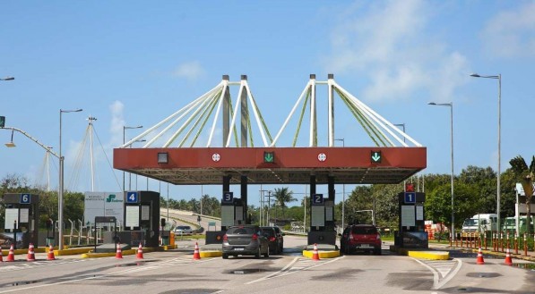 Rotas do Litoral PE - Litoral Sul - Ped&aacute;gio e Ponte do Paiva - Infraestrutura de acesso &agrave;s praias dos litorais Norte e Sul de Pernambuco