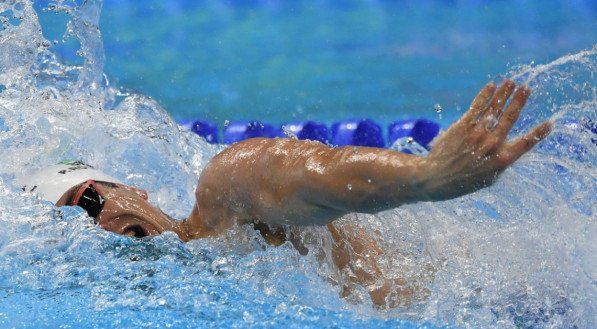 Rio de Janeiro - Brasil leva o bronze na prova de natação Revezamento 4x100m Medley Relay das Paralimpíadas Rio 2016 ( Tânia Rêgo/Agência Brasil)