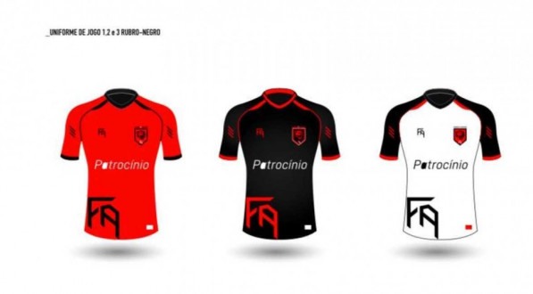 Os novos uniformes do Flamengo de Arcoverde