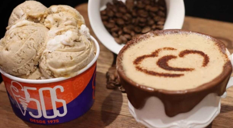 Caf&eacute; e sorvete combinam? Essa &eacute; a nova proposta do 50 Sabores, que inaugurou no Recife