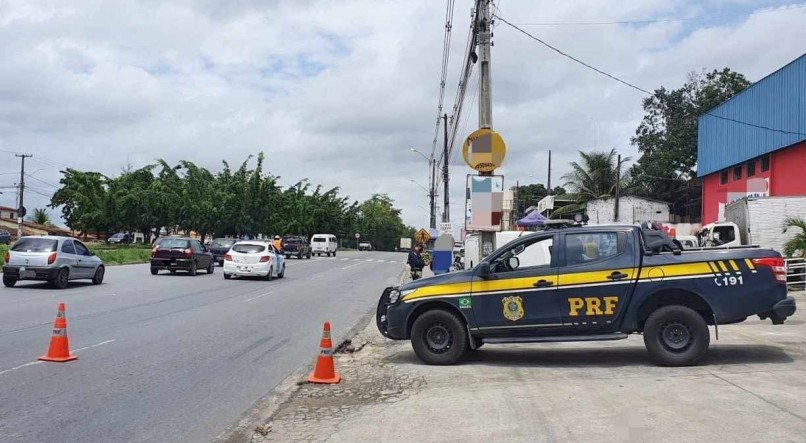 Movimentação na BR 101 em Igarassu