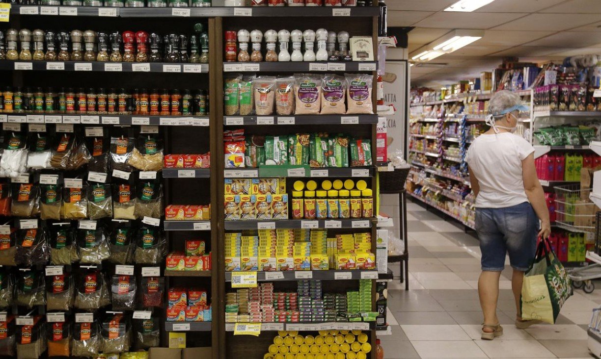 Imagem de um supermercado na zona sul do Rio de Janeiro