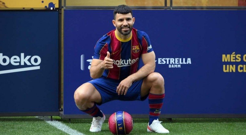 O &uacute;ltimo clube de Ag&uuml;ero foi o Barcelona