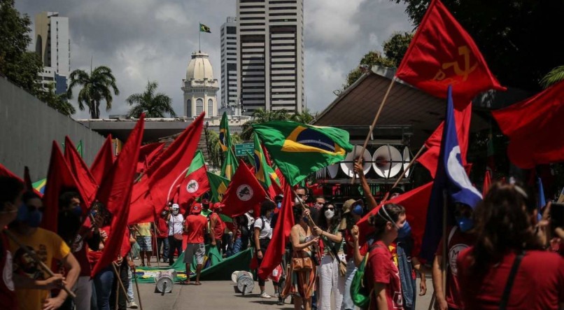 A CUT tamb&eacute;m fez protesto contra Bolsonaro no &uacute;ltimo 7 de setembro, no Grito dos Exclu&iacute;dos 